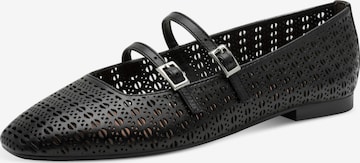 TamarisOtvorene balerinke - crna boja: prednji dio