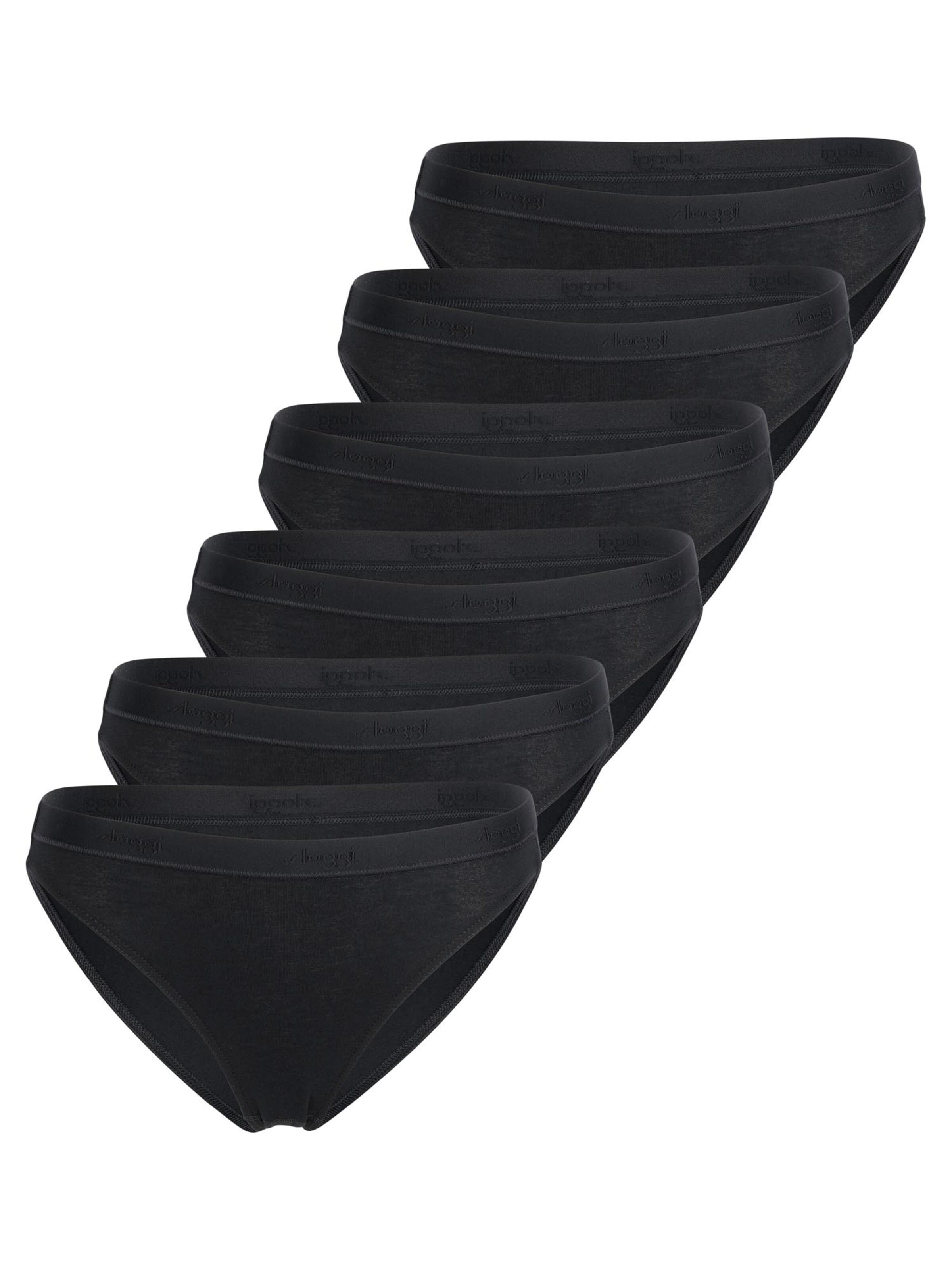 SLOGGI Slip 'GO Casual' in Black: front