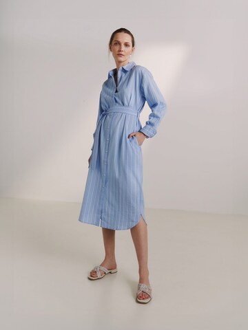 Rochie tip bluză 'Jeanette' de la Guido Maria Kretschmer Women pe albastru