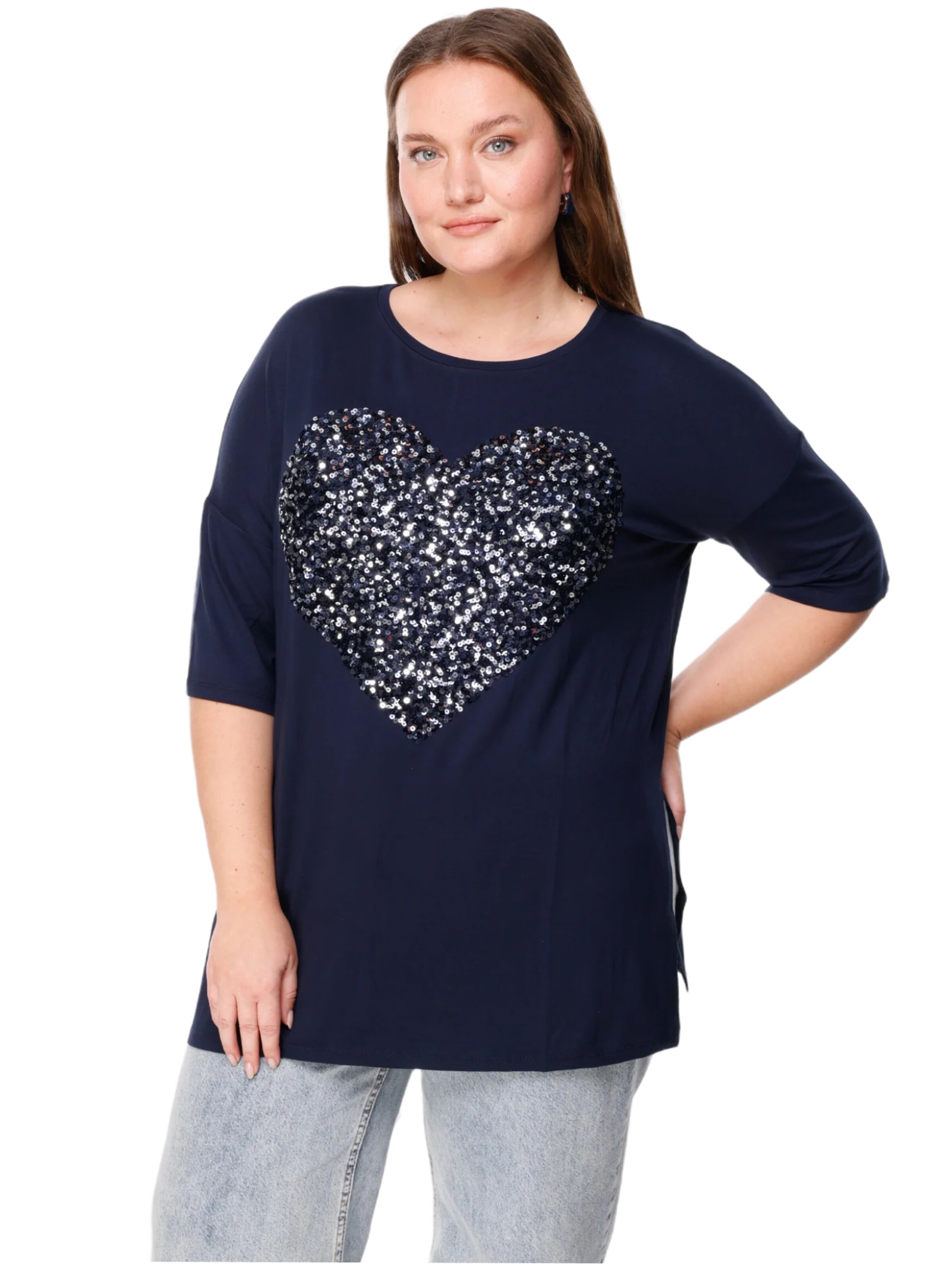 Shape Of You Shirt in Blue: front