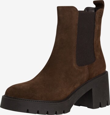 TAMARIS Chelsea boots in Bruin: voorkant