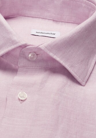Coupe regular Chemise SEIDENSTICKER en rose