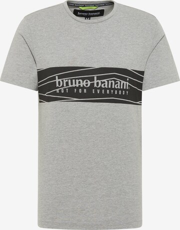 T-Shirt 'CLAYTON' BRUNO BANANI en gris : devant