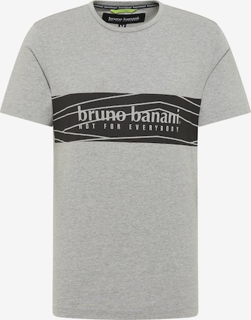 BRUNO BANANI Shirt 'CLAYTON' in Grey: front