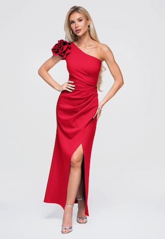 Ombre Evening dress in Red