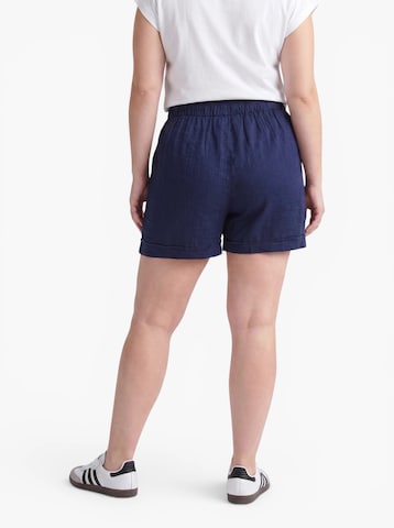 ONLY Carmakoma - regular Pantalón 'CARLEONI' en azul