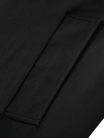 ALLTHEMEN Between-Seasons Coat 'Hauch' in Black