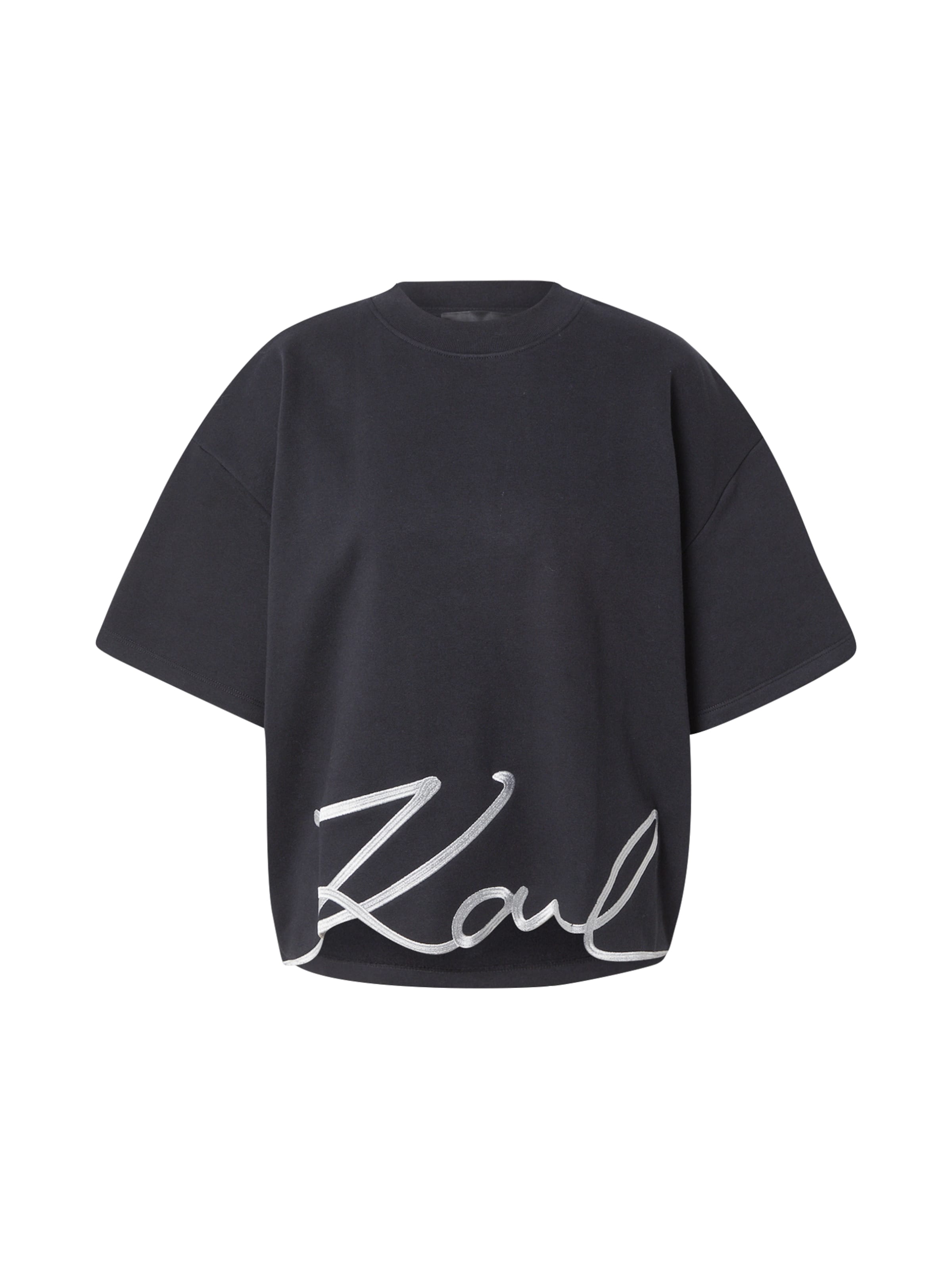 Karl Lagerfeld - Sweatshirt em preto: frente