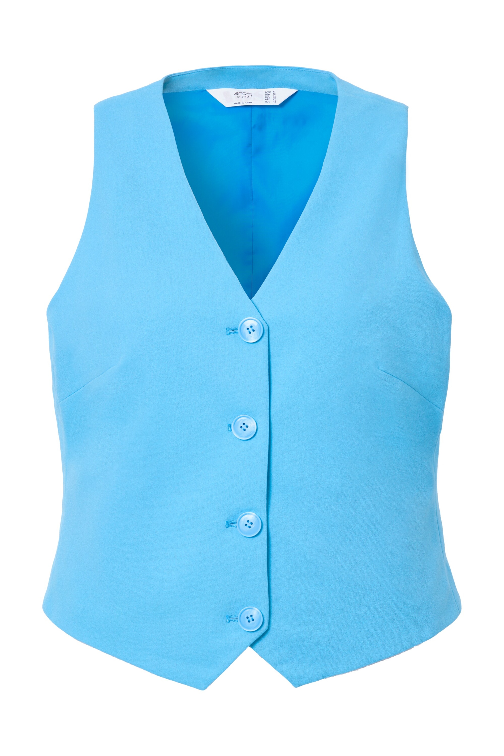 Angel of Style Anzugweste in Blau: Vorderseite