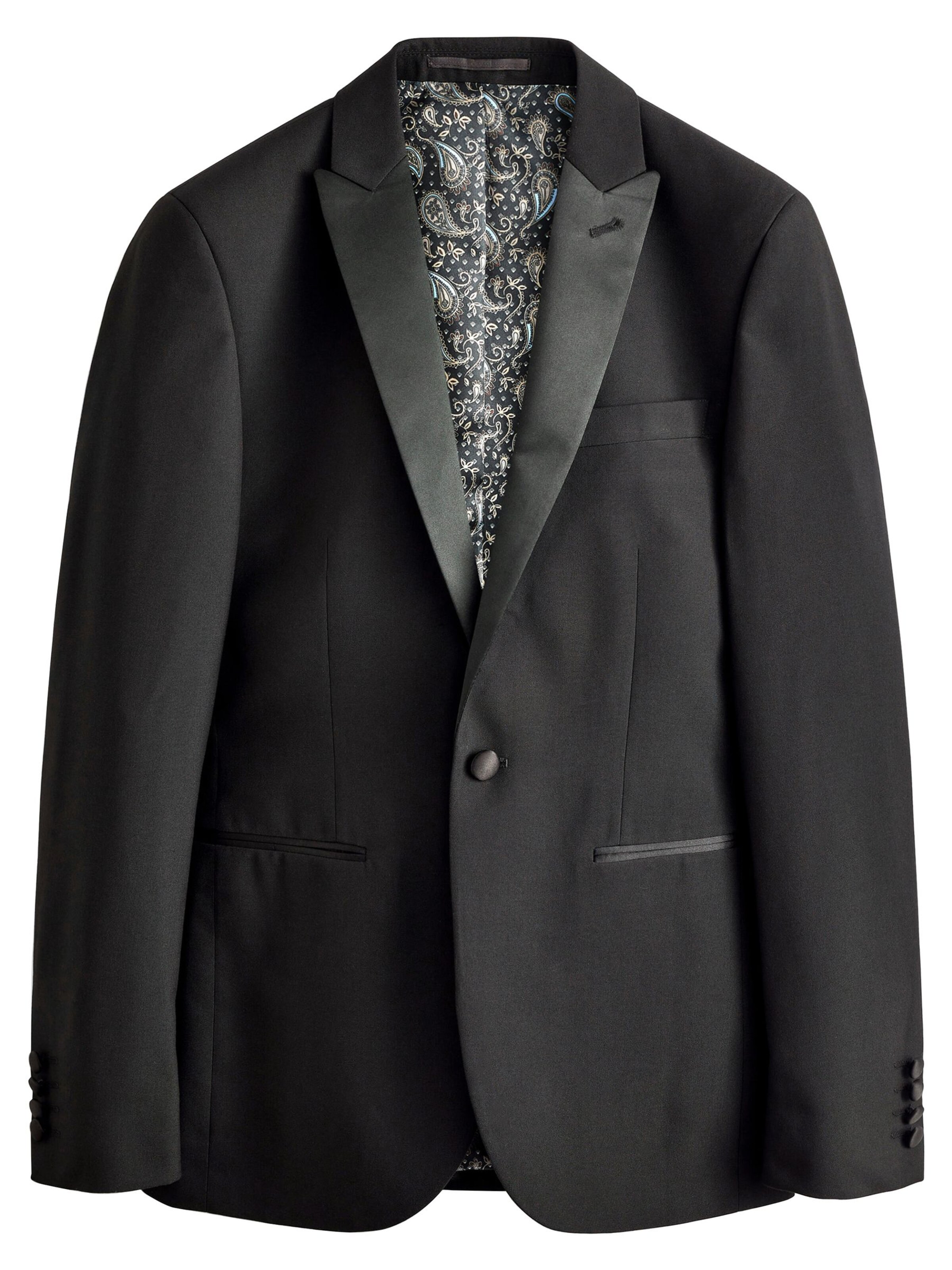 NextRegular Fit Sako - crna boja: prednji dio