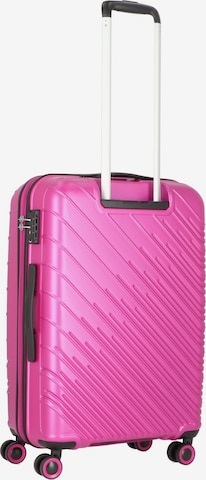 American Tourister Trolley in Lila