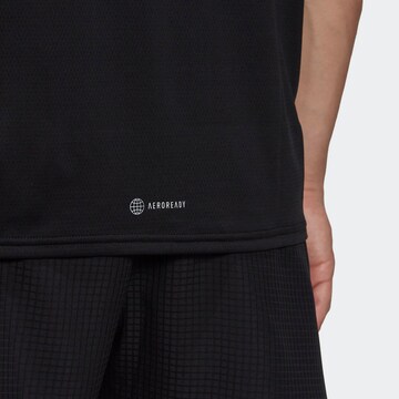 ADIDAS SPORTSWEAR Funkční tričko 'Designed 4 Running' – černá