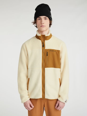 O'NEILL Fleece jas in Beige: voorkant