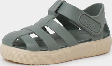 IGOR - Zapatos para playa y agua en verde: frente