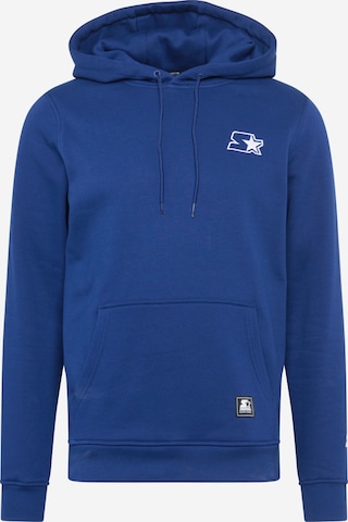 Coupe regular Sweat-shirt Starter Black Label en bleu : devant