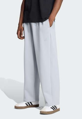 Loosefit Pantaloni sportivi 'Soft Lux' di ADIDAS SPORTSWEAR in grigio: frontale