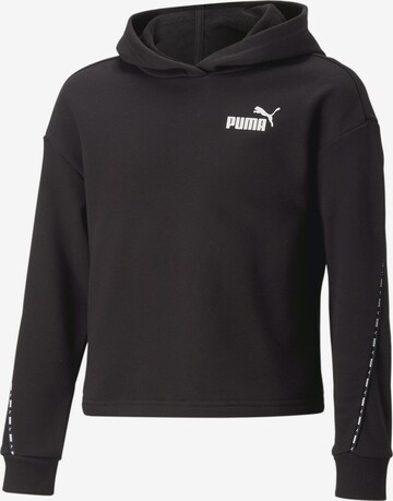 PUMA Sportief sweatshirt in Zwart: voorkant