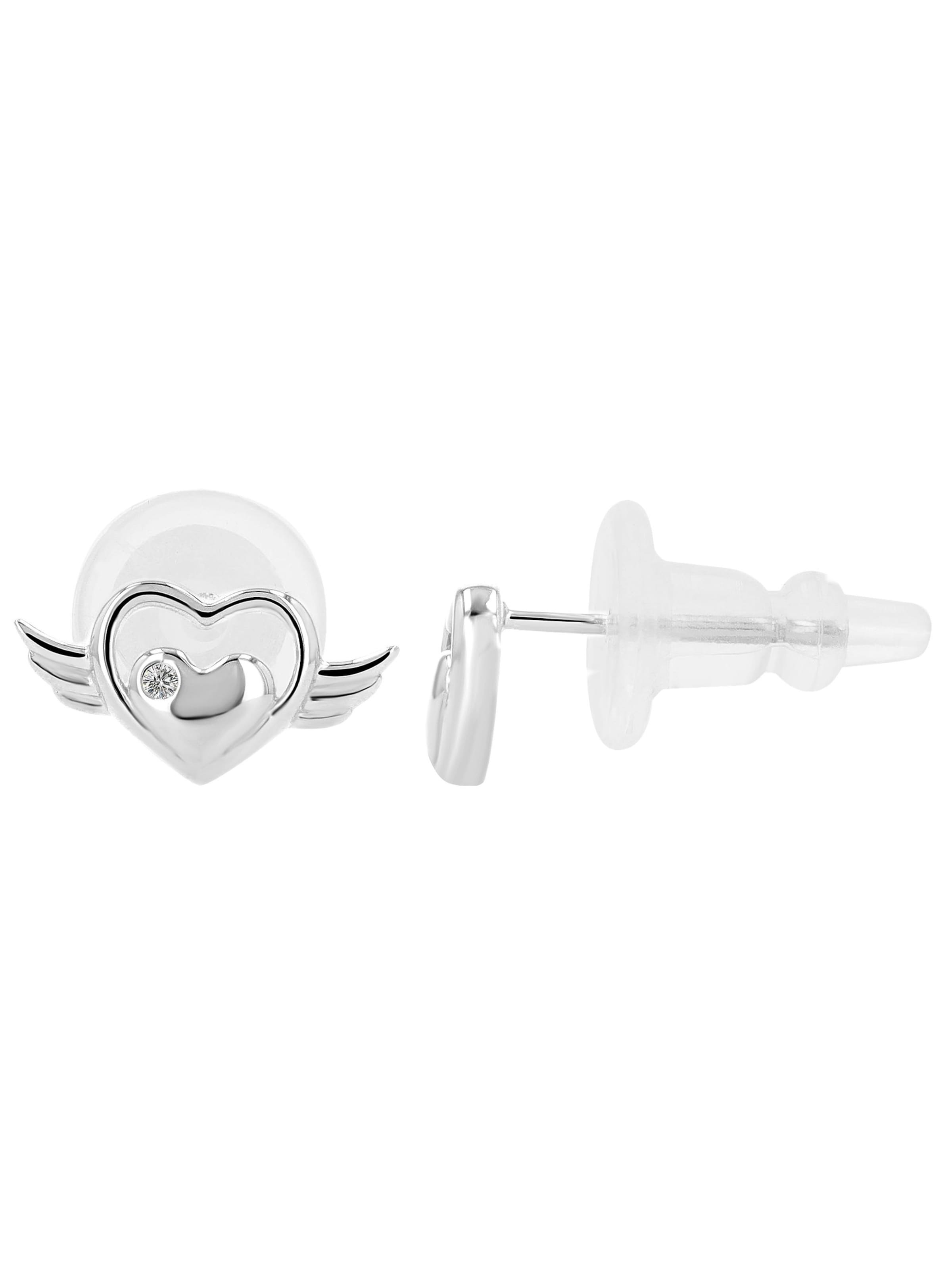 Akzent Earrings 'Yuki, 925 Sterlingsilber, langlebig' in Silver