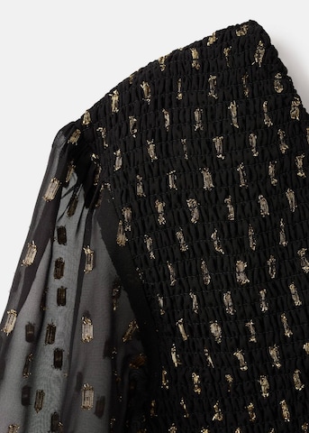 MANGO TEEN Bluse 'Topos' in Schwarz