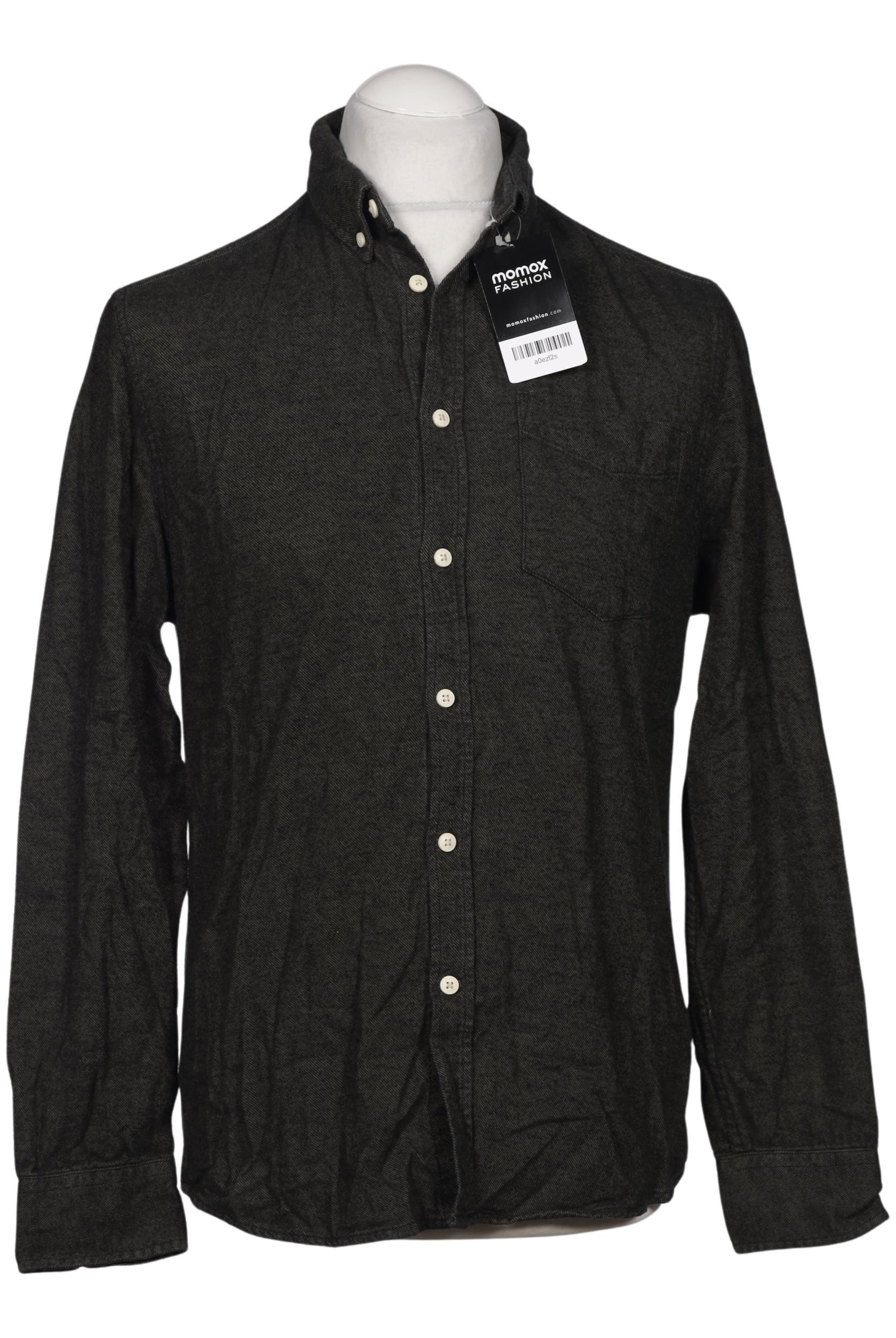 Review Button Up Shirt in M in Green: front