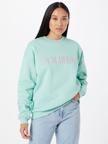 LOCAL HEROES Sweatshirt in Green: front