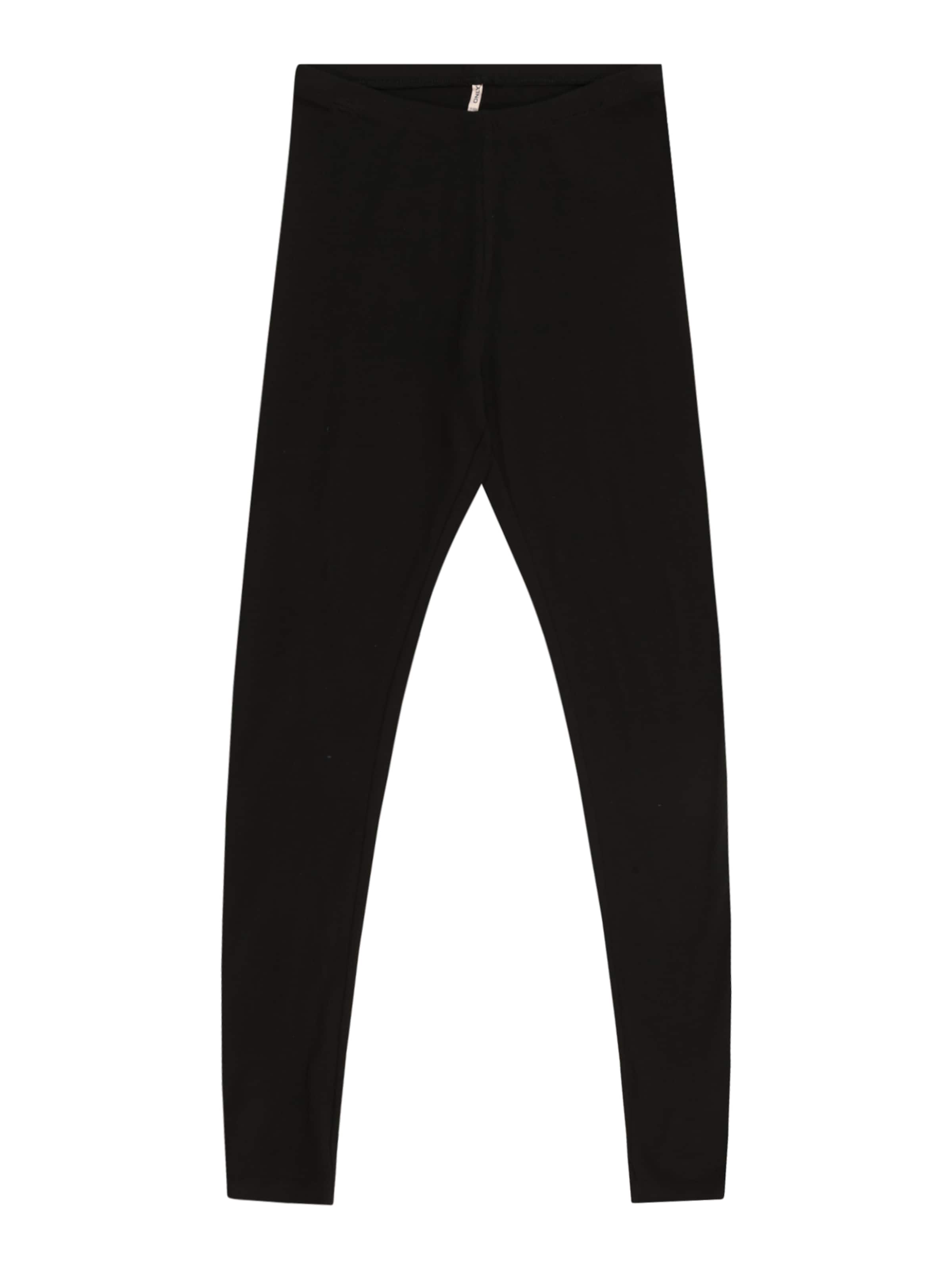 ONLY GIRLS - Skinny Leggings 'KOGNille Life' en negro: frente