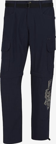 Jan Vanderstorm Loose fit Cargo Pants ' Bonke ' in Blue: front