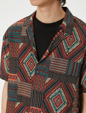 Koton Regular fit Button Up Shirt in Black