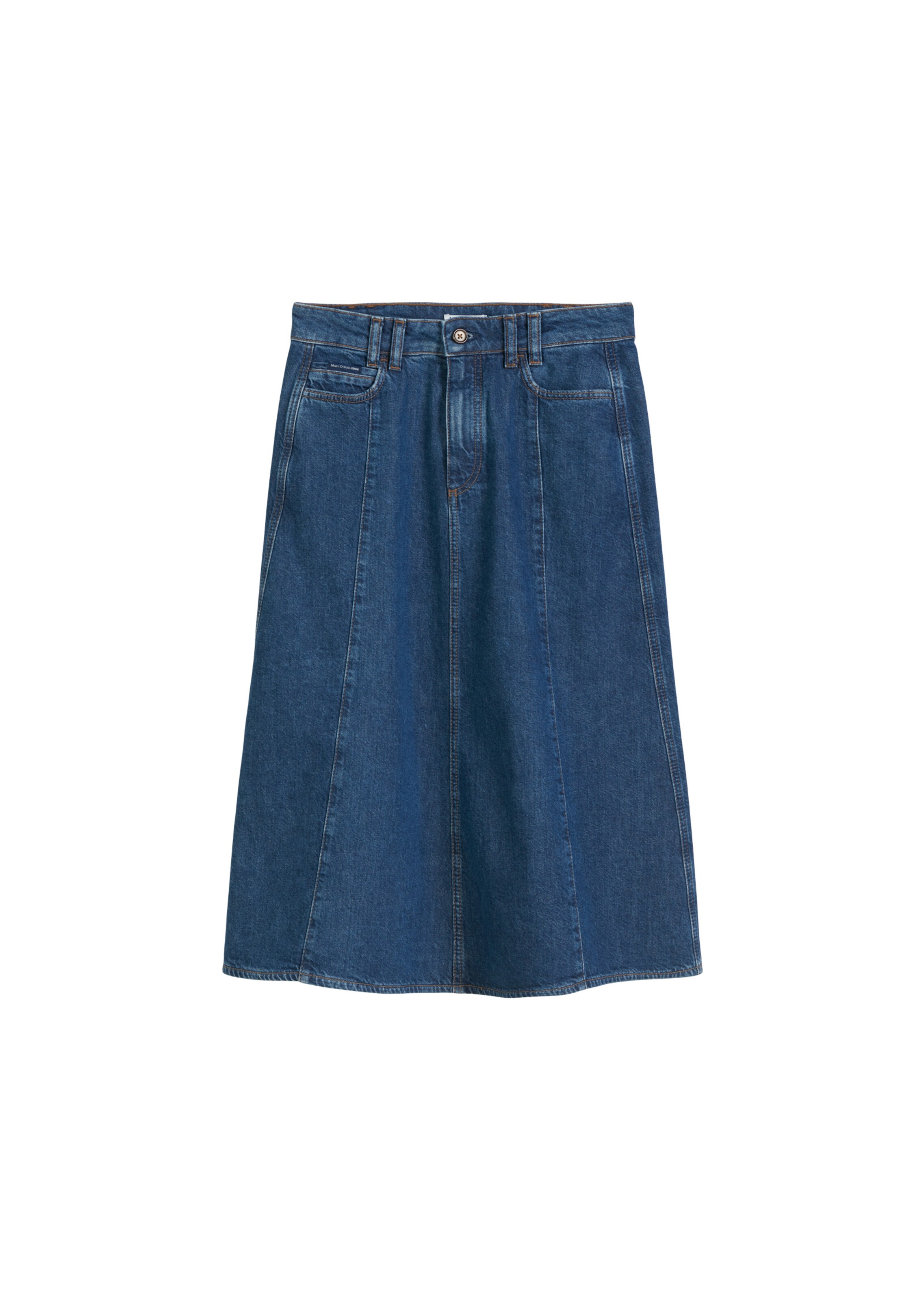 Marc O'Polo DENIM Rock in Blau: Vorderseite