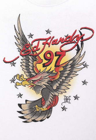 Ed Hardy Bluser & t-shirts '97 Eagle' i hvid