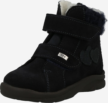 Däumling Boots in Blue: front