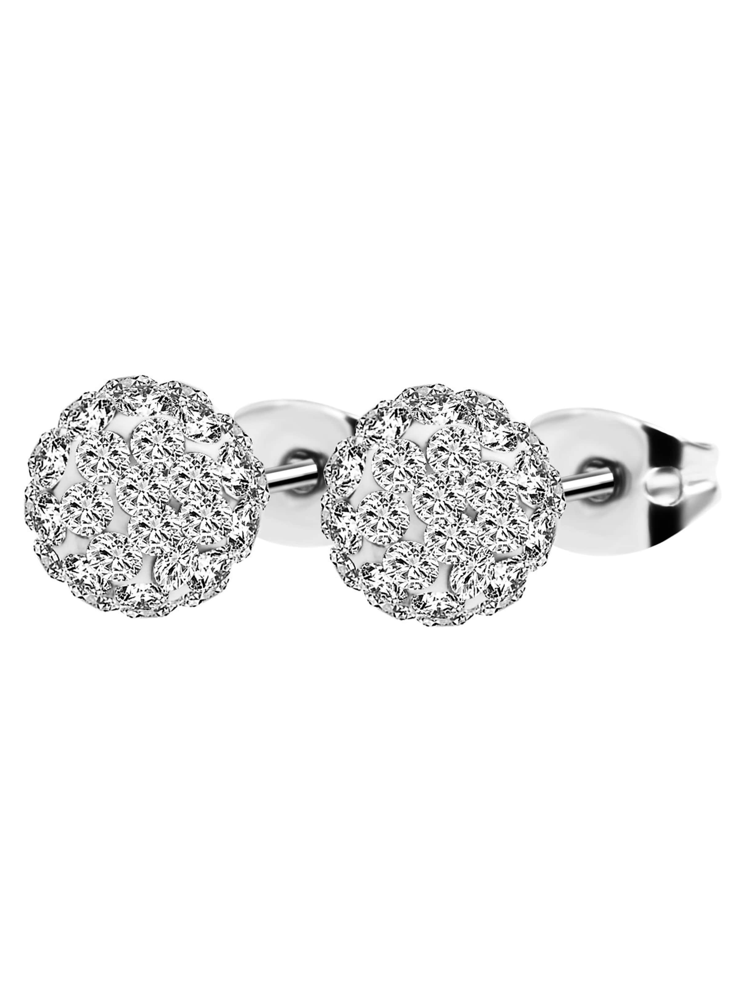Akzent Earrings 'Tami, langlebig' in Silver: front