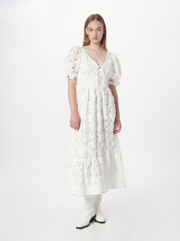 Robe Dorothy Perkins en blanc : devant