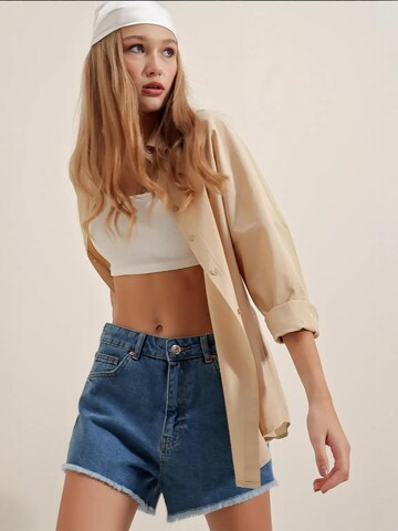 Chemisier Bigdart en beige