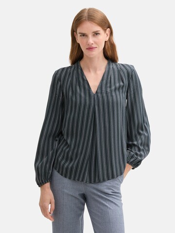 TOM TAILOR Blouse in Blauw: voorkant