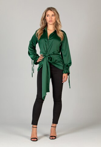 C by Stories Blouse 'Celine' in Green: front