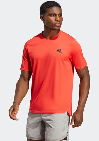 ADIDAS SPORTSWEAR - Camisa funcionais 'Designed For Movement' em laranja: frente