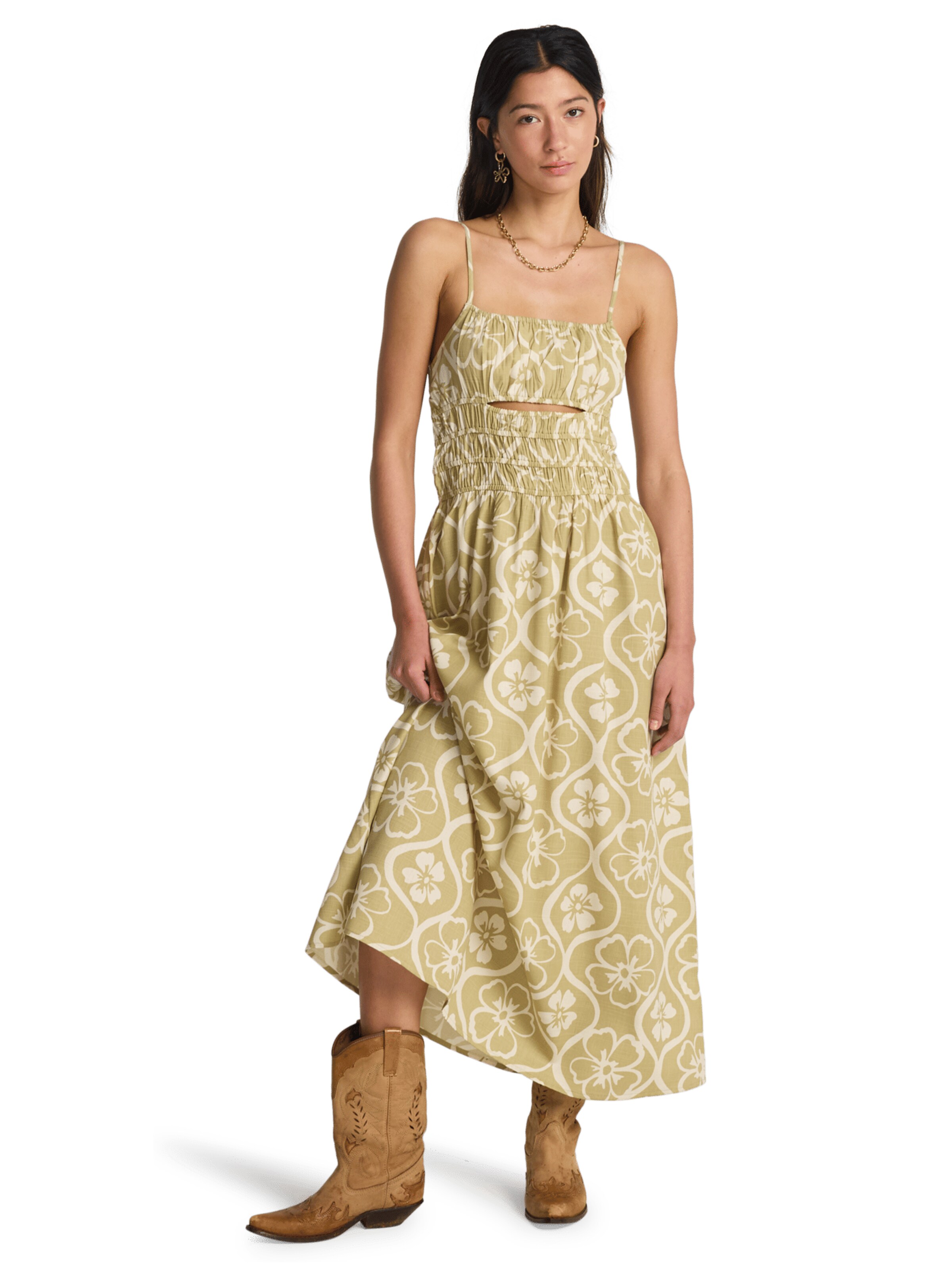 BILLABONG Kleid in Gelb