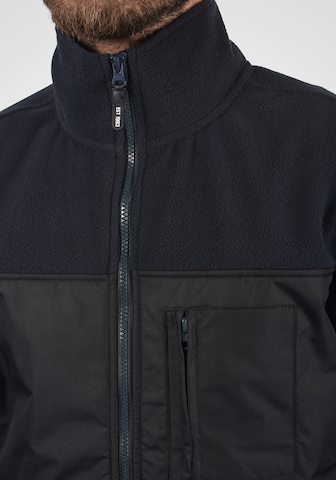 INDICODE JEANS Fleece Jacket 'Birch' in Blue