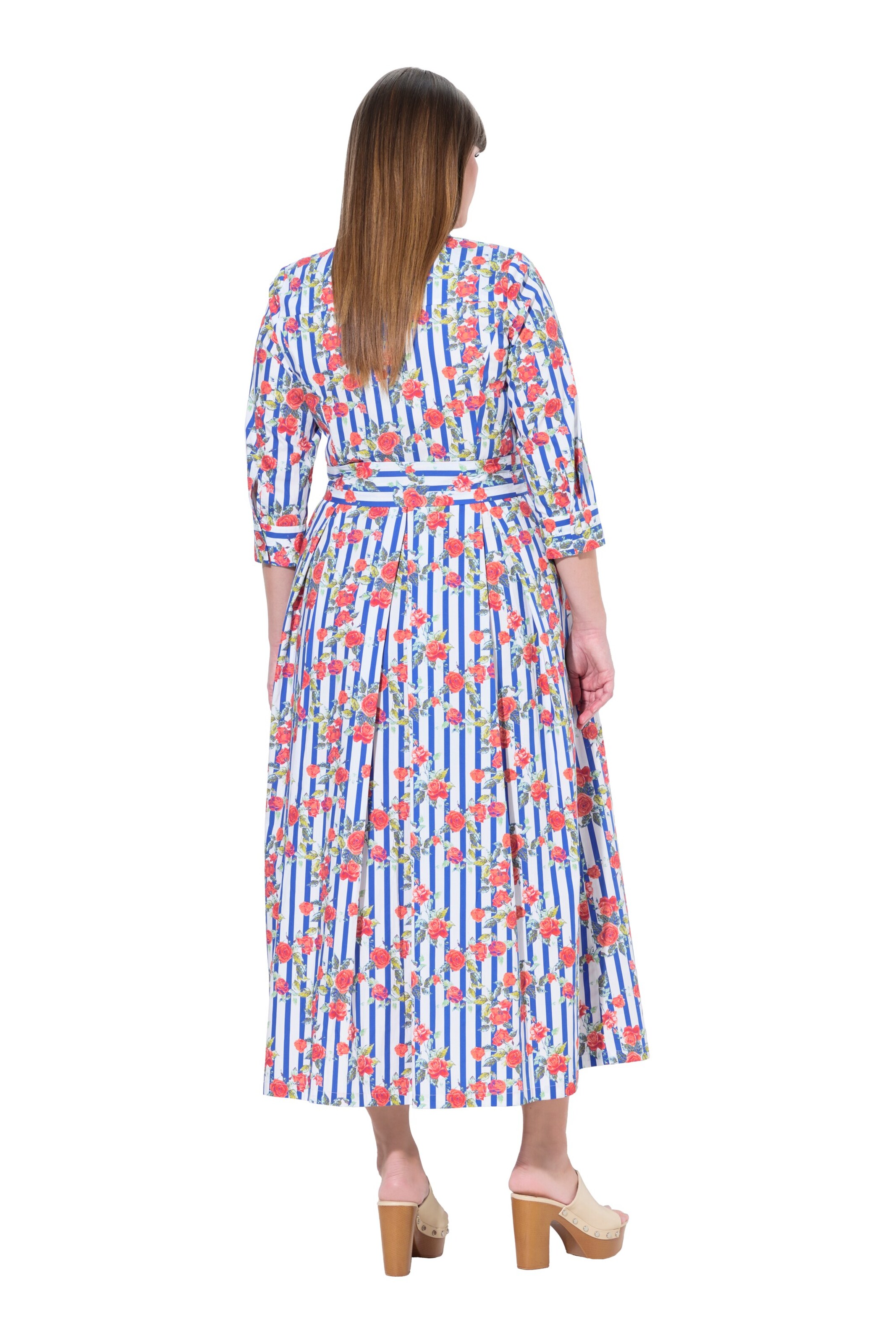 Ulla Popken Shirt dress in Blue