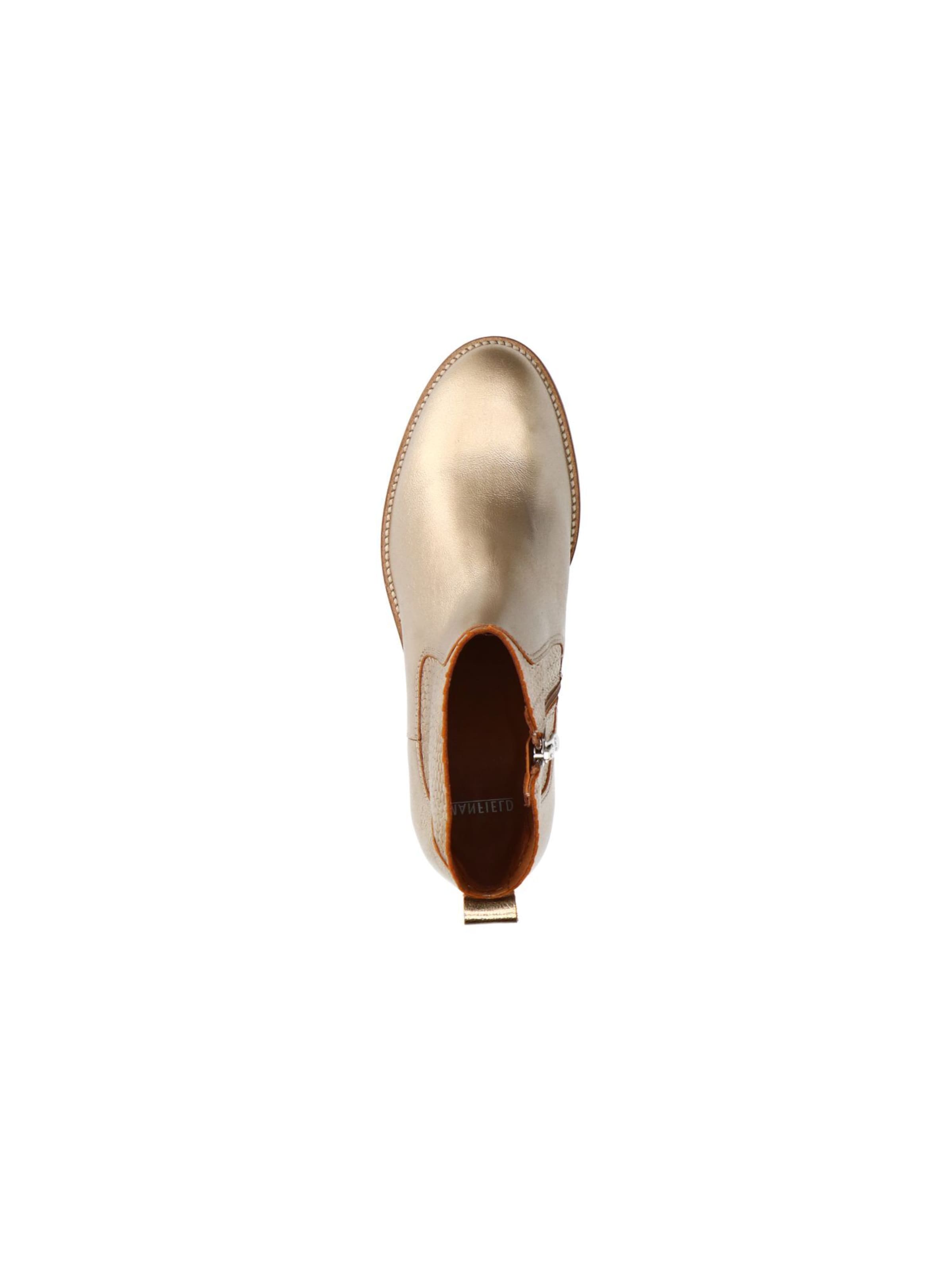 MANFIELD Stiefelette in Gold