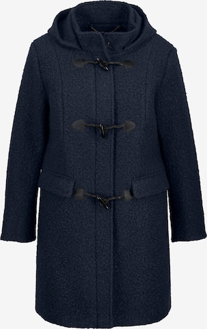 Ulla Popken Winter Coat in Blue: front