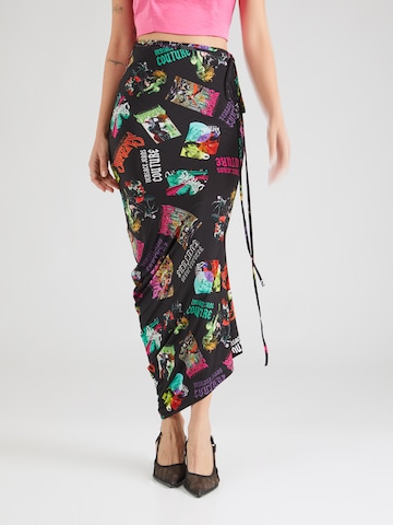 Versace Jeans Couture - Saia 'WARNER BROS CAPSULE' em preto: frente