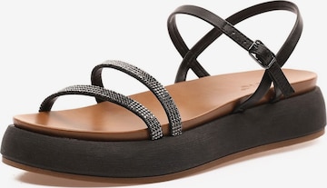 INUOVO Sandals in Black: front