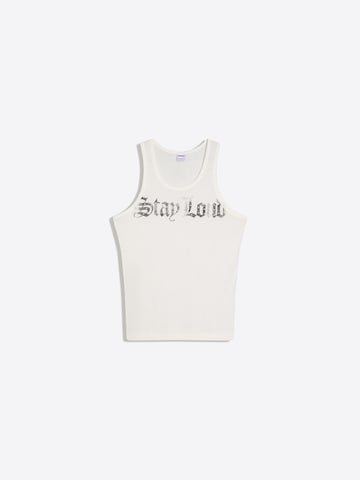 Bershka Top in Weiß: Vorderseite