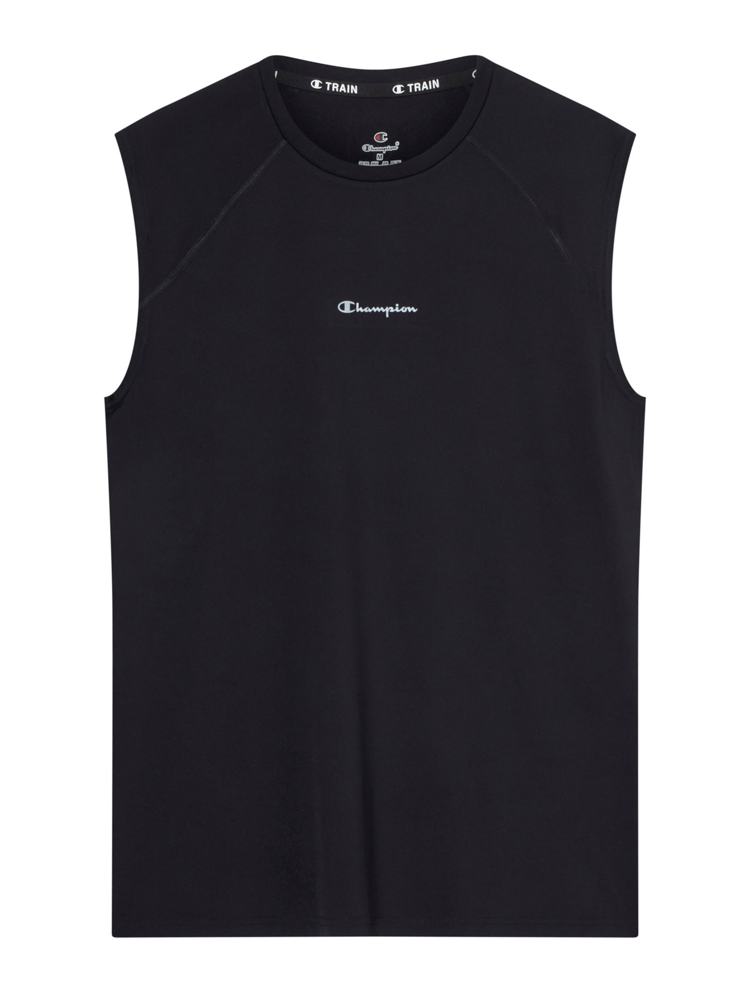 T-Shirt fonctionnel Champion Authentic Athletic Apparel en noir : devant