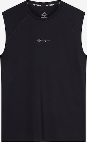 Champion Authentic Athletic Apparel Toiminnallinen paita värissä musta: etupuoli