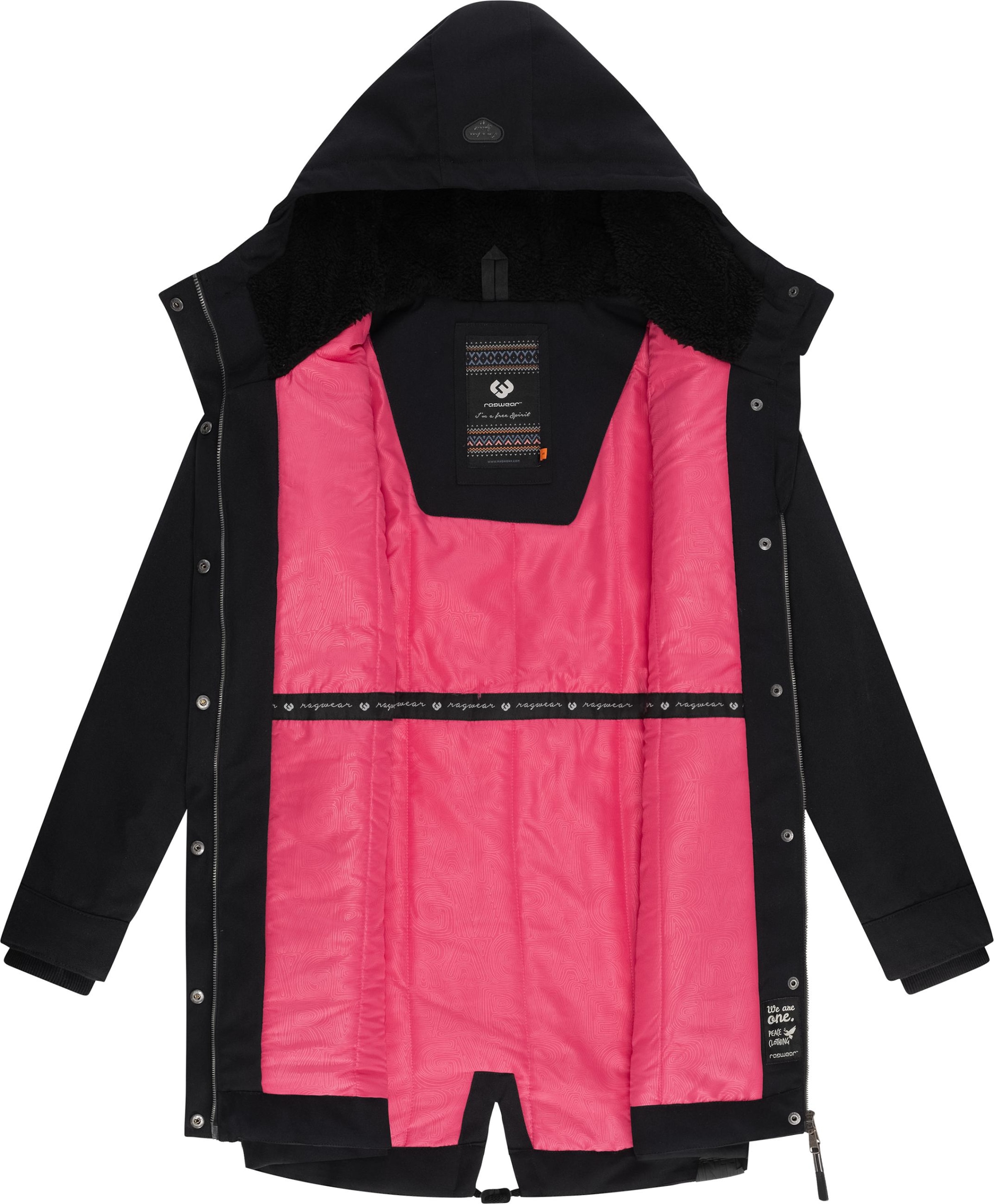 RagwearZimska jakna 'Canny' - crna boja