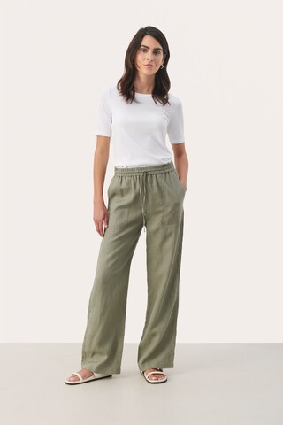 Part Two Loose fit Pants 'Eniola' in Green