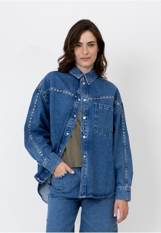Camicia da donna 'Vivian' di OH APRIL in blu: frontale
